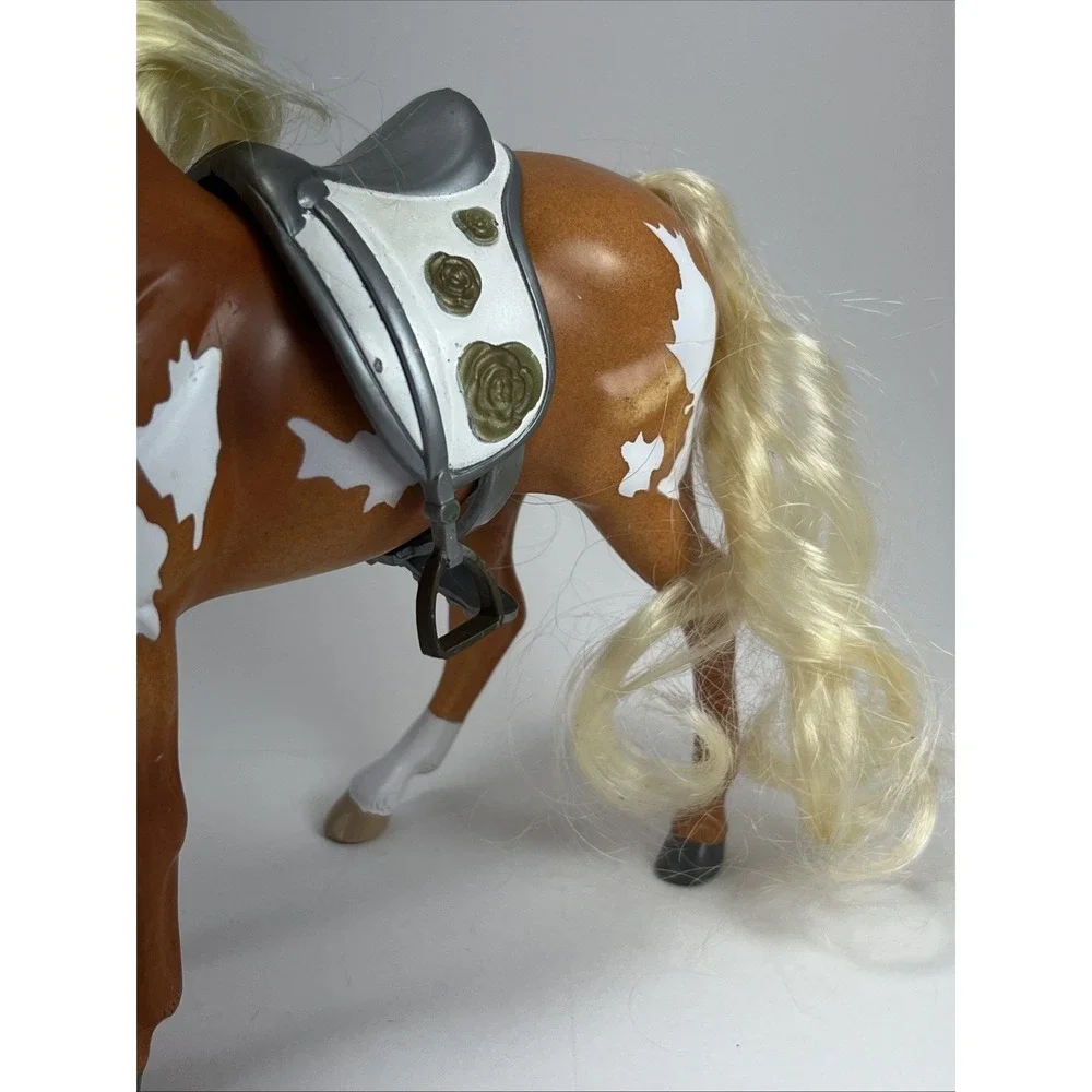 Breyer Palomino Horse & Natalie Doll Little Debbie‎ Pony Toy Lot Spotted Blonde
